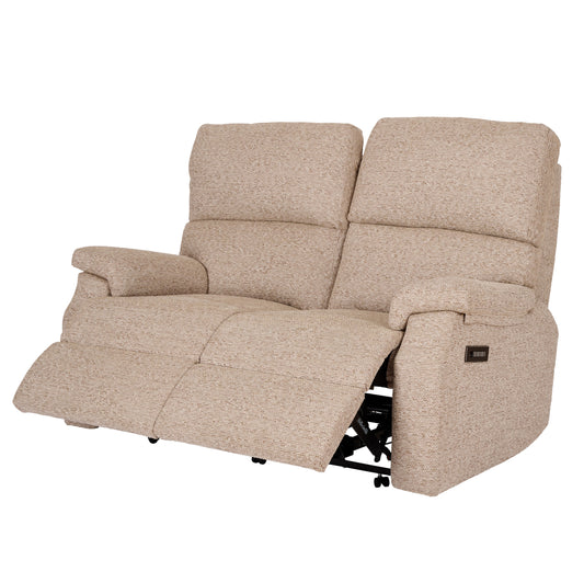 Beige celebrity newstead recliner sofa on a white background
