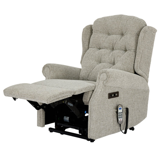 Celebrity Woburn Manual Recliner With Swivel Option Fabric Armchair With Mammoth Foam
