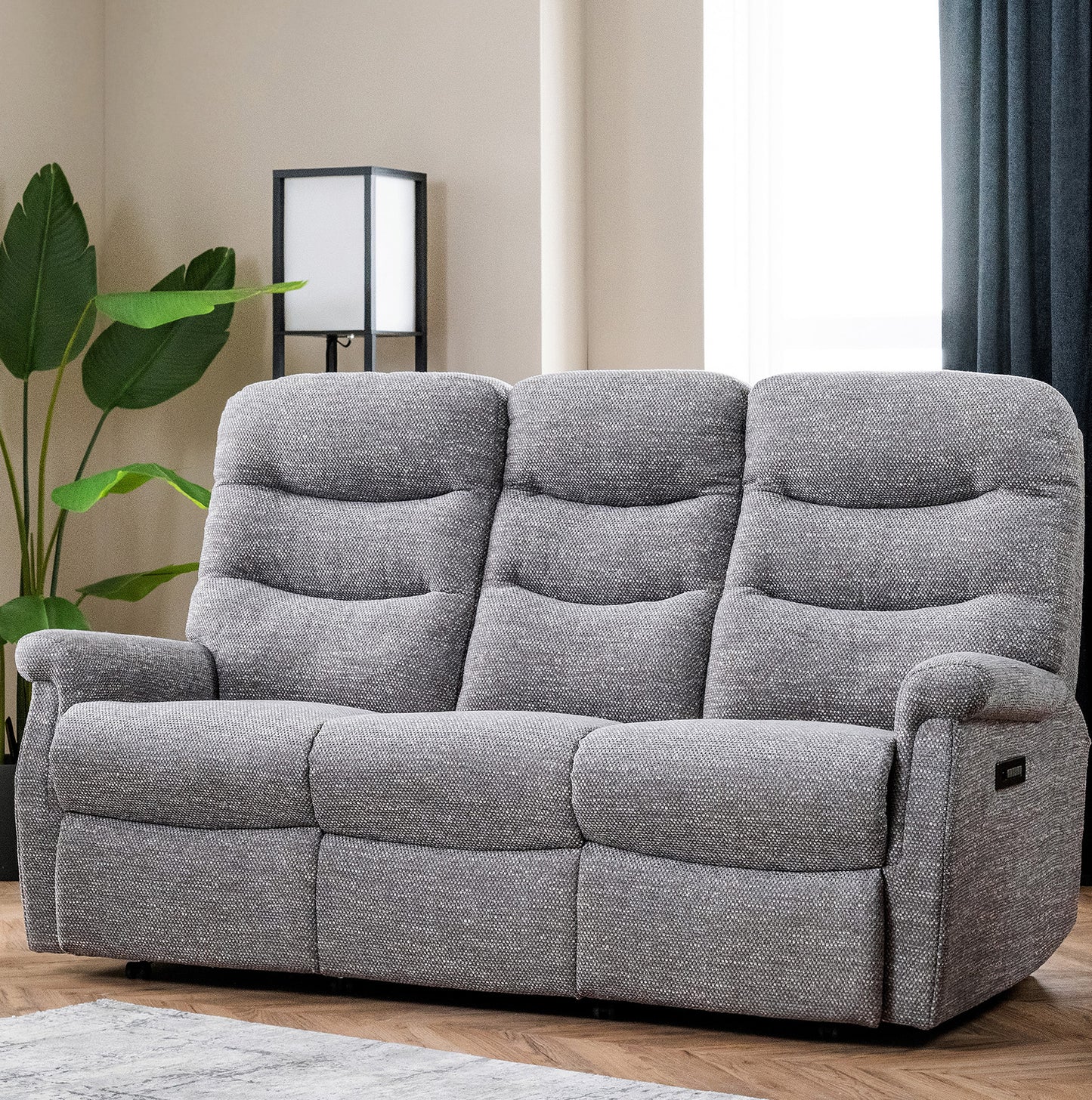 Celebrity Hollingwell Three Seater Settee Fixed Fabric Sofa With Mammoth Foam