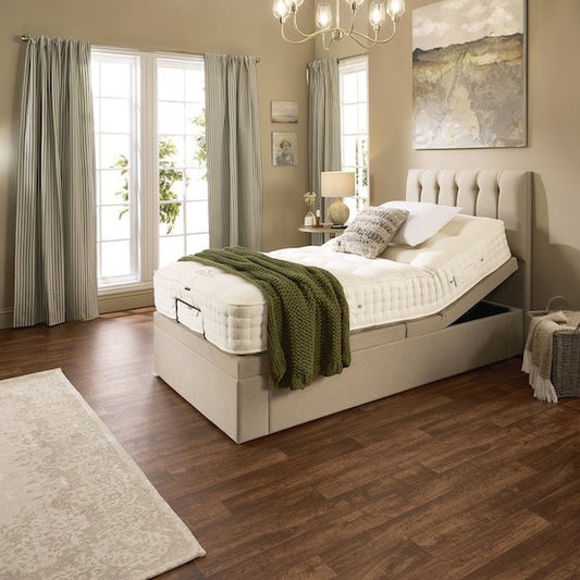 Coral Motion Divan Adjustable Bed With A Gel Pro 4000 Pocket Sprung Medium Firm Feel Mattress VAT FREE