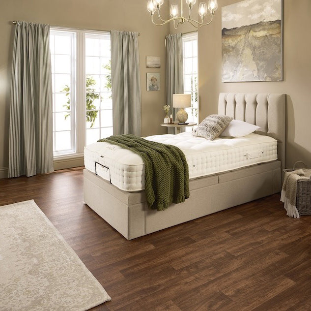 Coral Motion Divan Adjustable Bed With An Emporia Pocket Sprung Soft, Medium Or Firm Feel Mattress VAT FREE