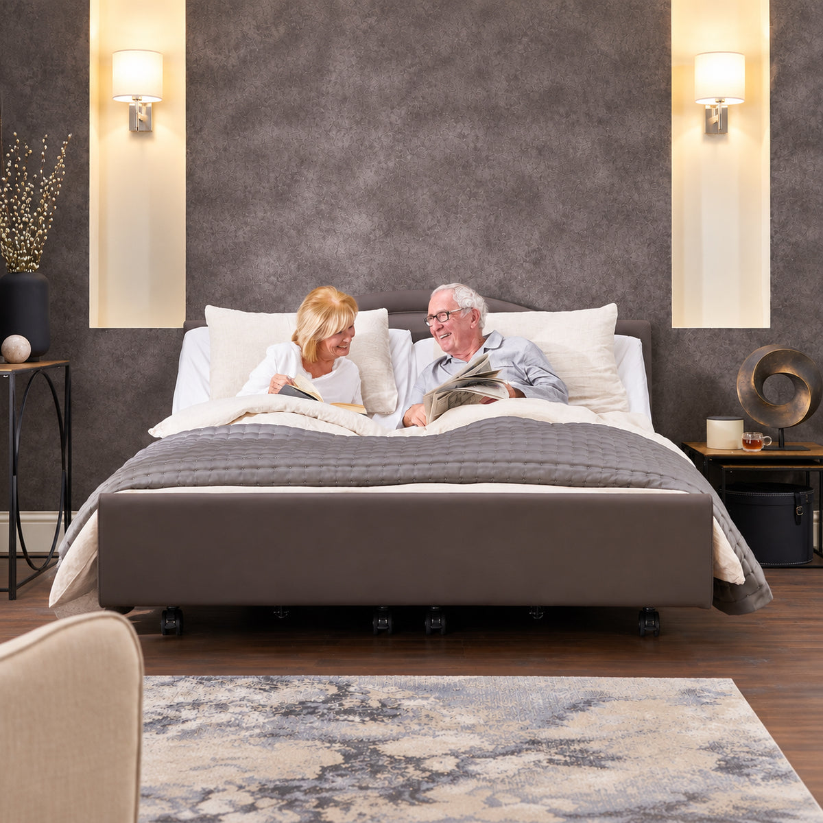Opera Signature Comfort Dual Profiling High Low Home Care Adjustable Bed Base Only VAT FREE