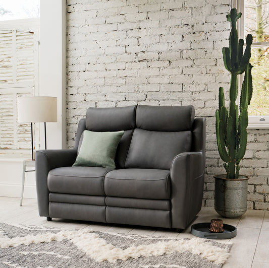 Parker Knoll Dakota Electric Power Recliner Leather Two Seater Sofa