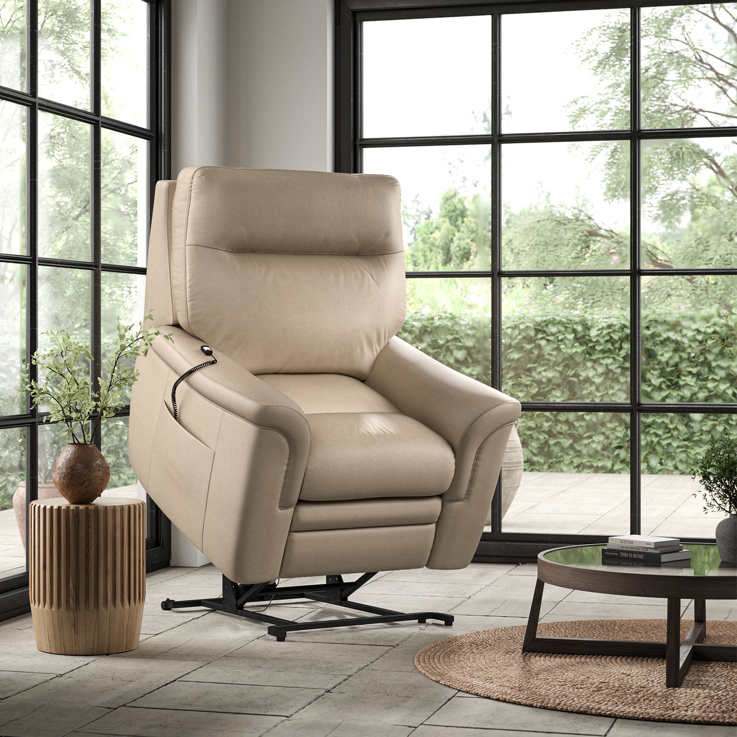 Parker Knoll Hudson 23 Dual Motor Leather Riser Recliner Armchair