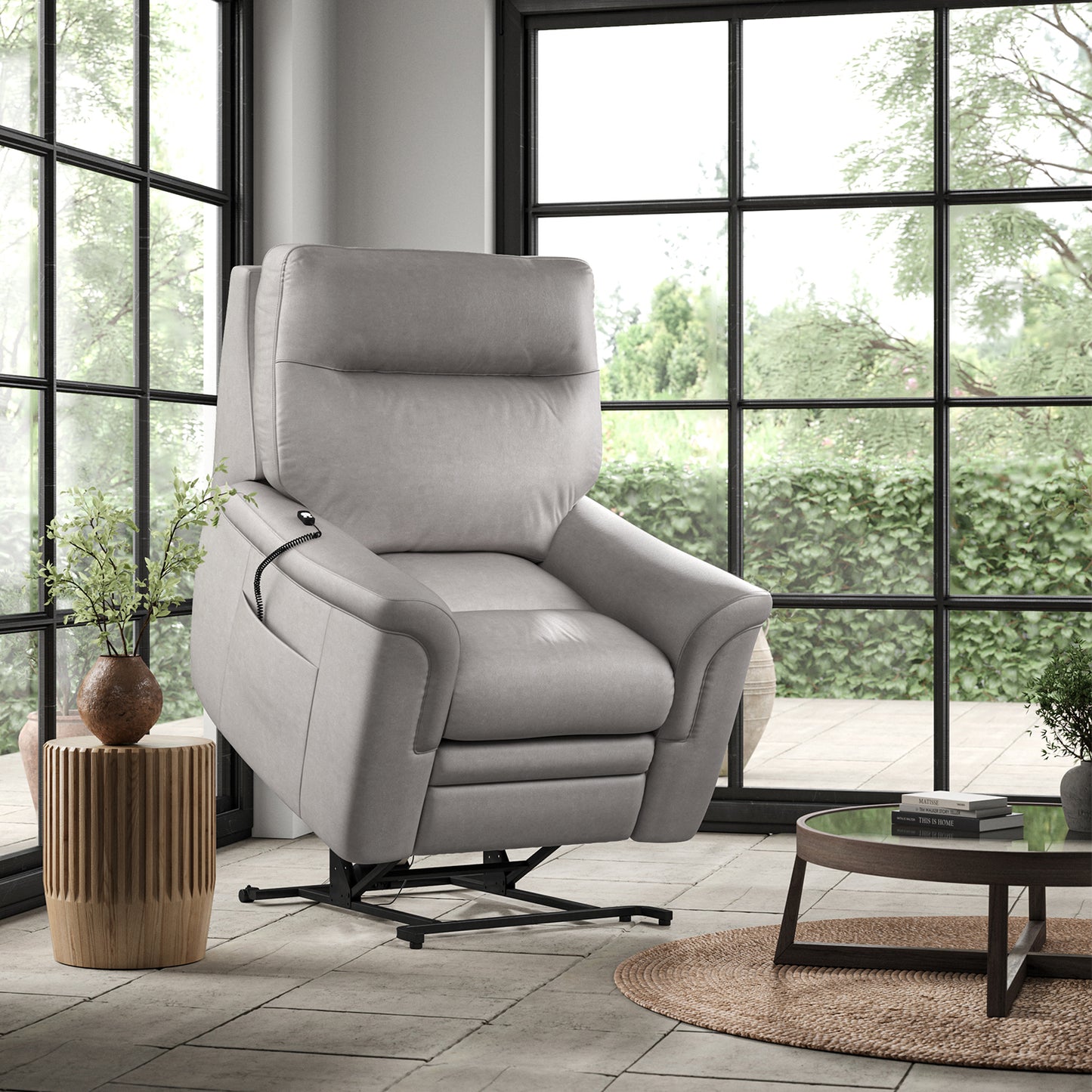 Parker Knoll Hudson 23 Dual Motor Leather Riser Recliner Armchair