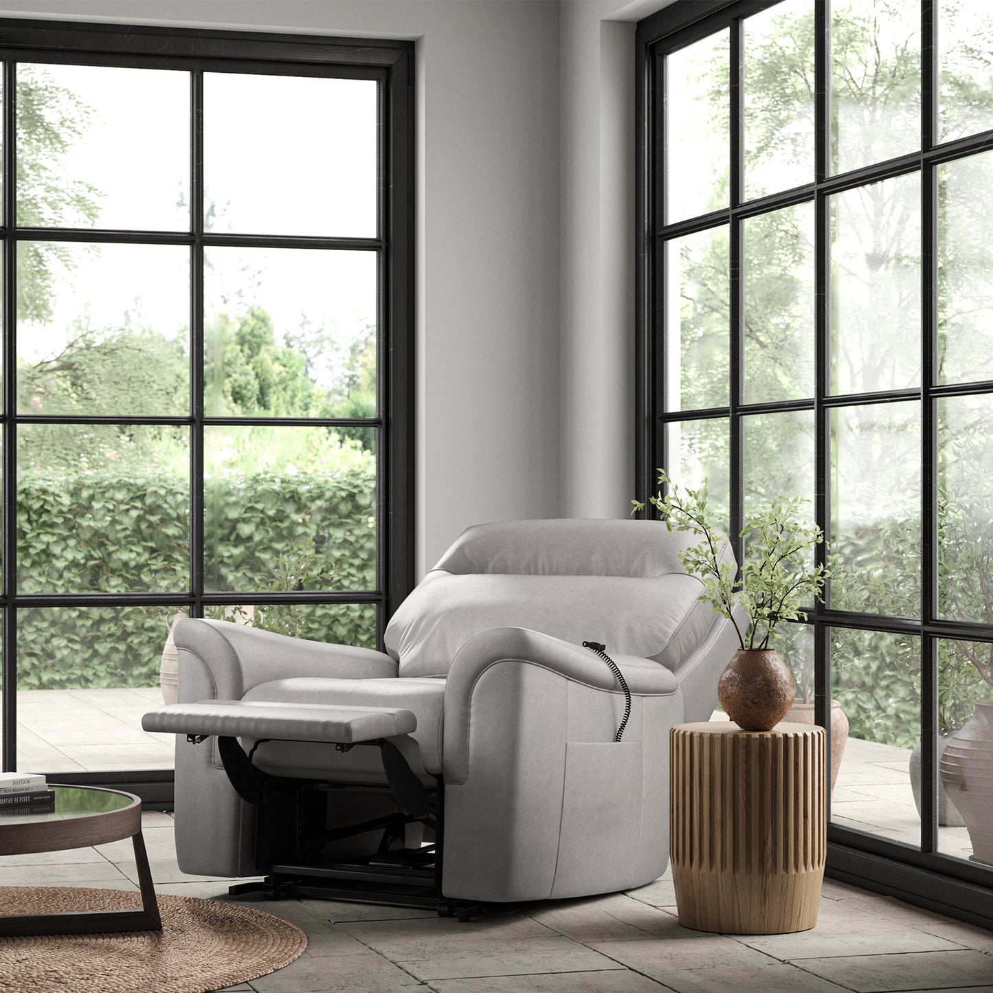 Parker Knoll Hudson 23 Dual Motor Leather Riser Recliner Armchair