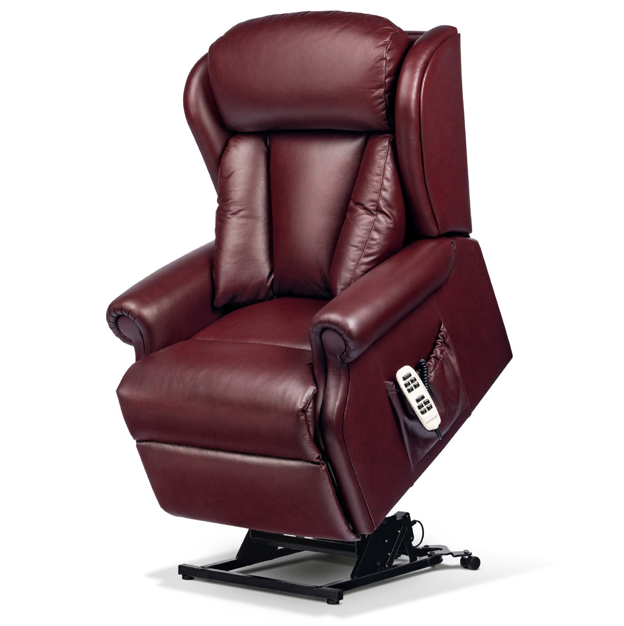 Sherborne Cartmel Dual Motor Leather Riser Recliner Armchair With Lumbar & Headrest Adjustment Option VAT FREE