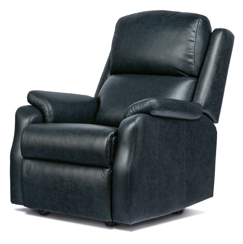 Sherborne Dakota Electric Powered Cloud Recliner Leather Armchair With Lumbar & Headrest Adjustment Option