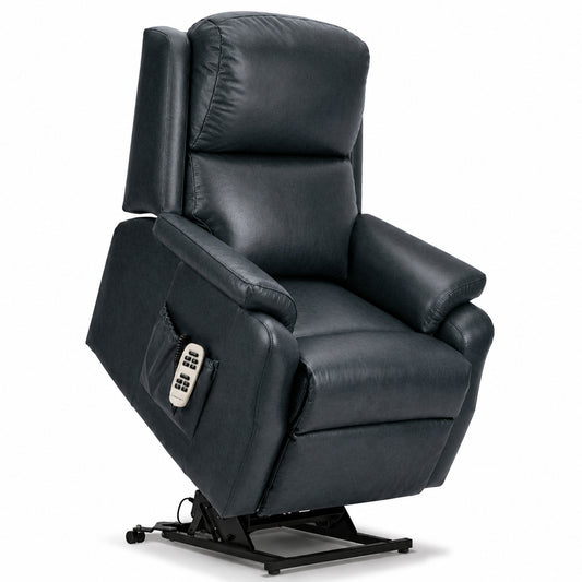 Sherborne Dakota Dual Motor Leather Riser Recliner Armchair With Lumbar & Headrest Adjustment Option VAT FREE