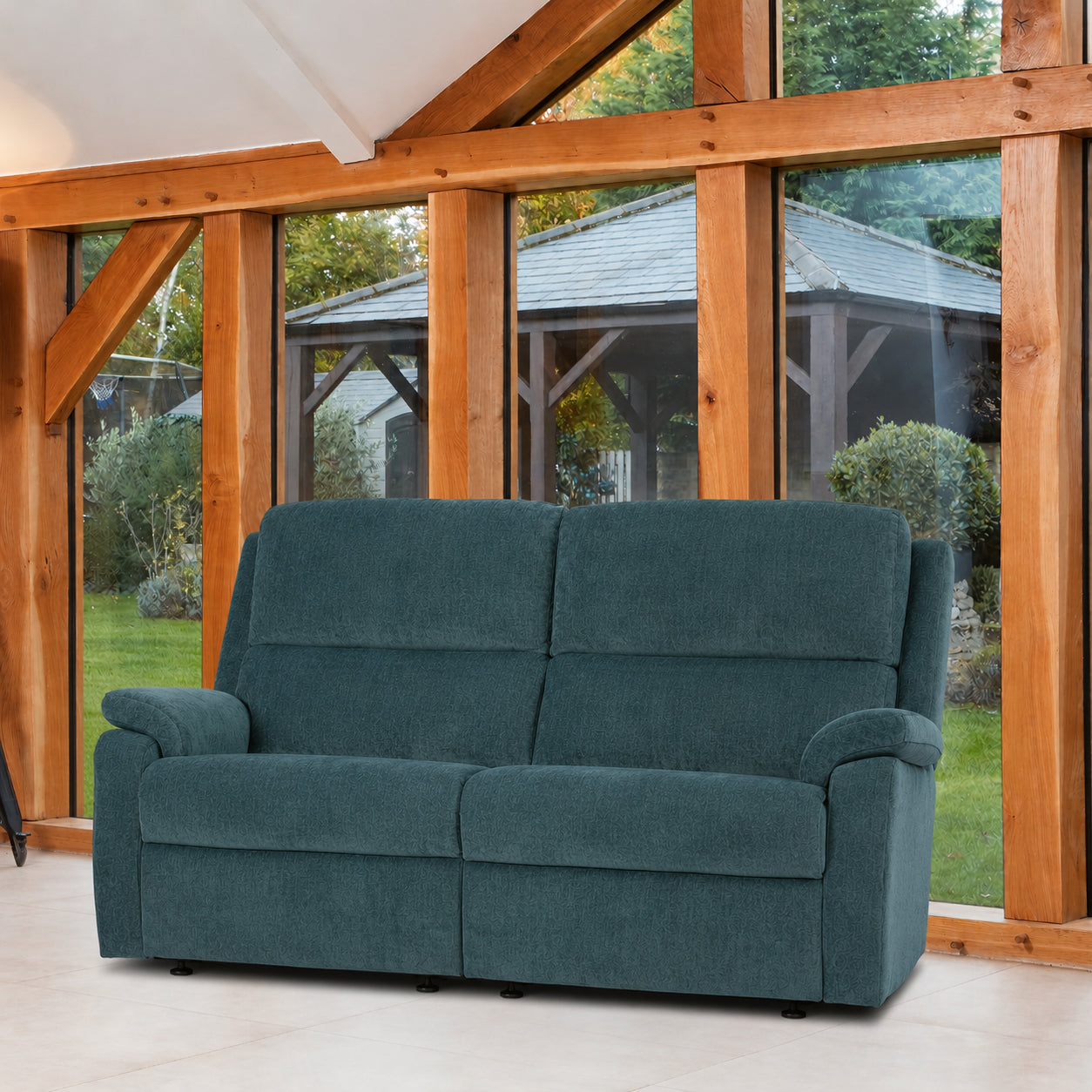 Sherborne Dakota Two Seater Lounger Fixed Fabric Sofa