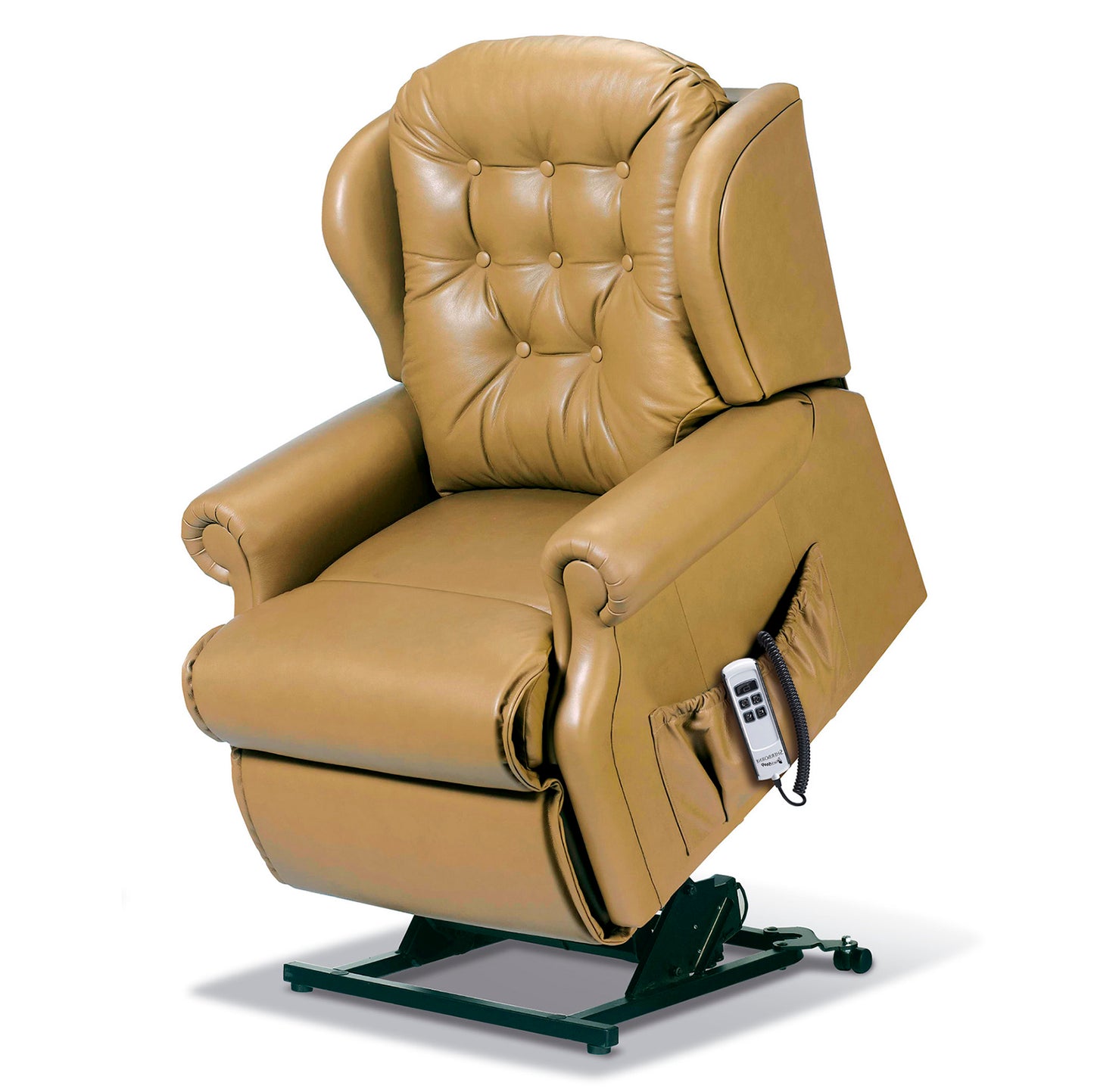 Sherborne Lynton Dual Motor Leather Rise And Recliner Armchair VAT FREE