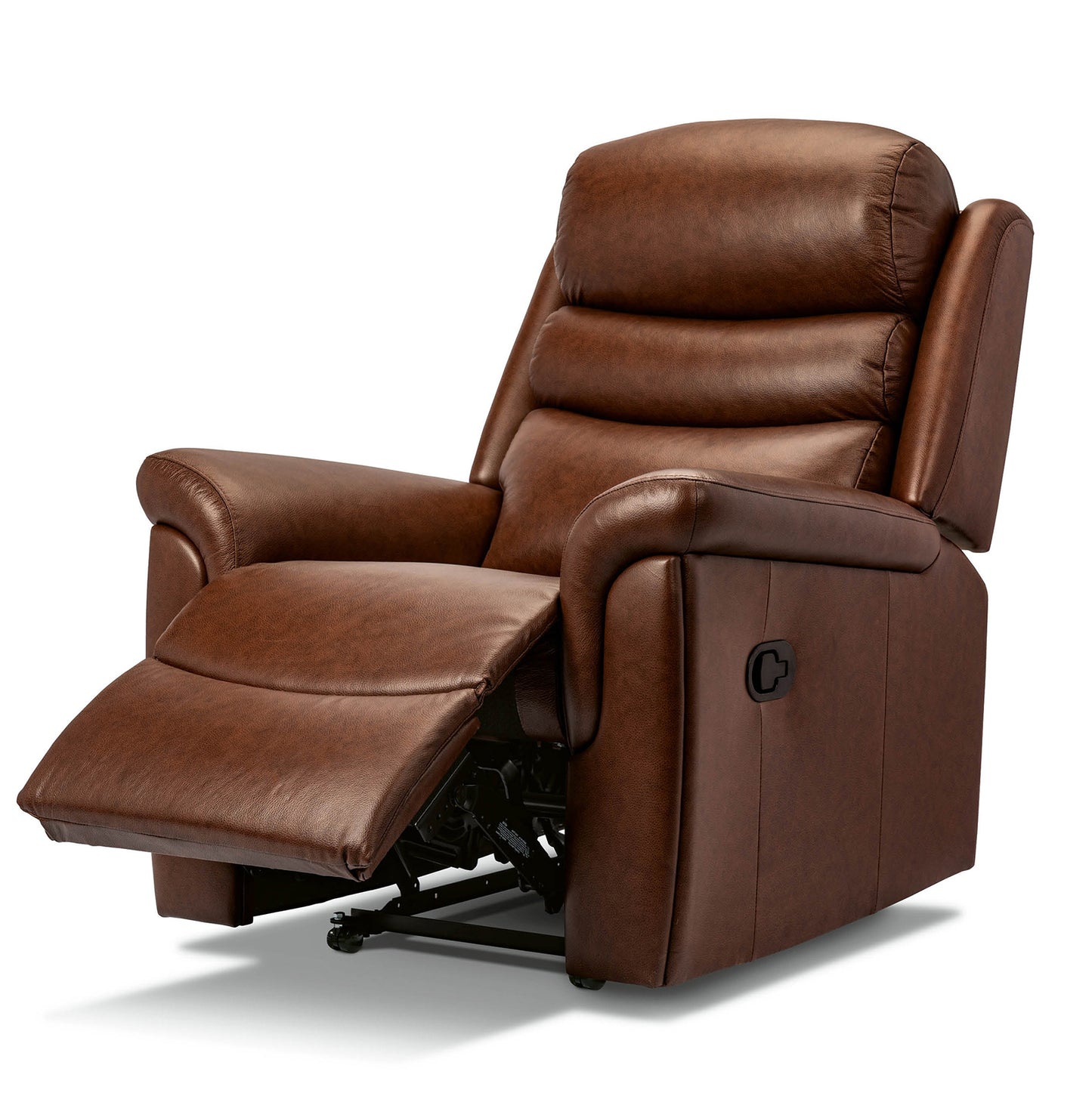 Sherborne Leyburn Electric Recliner Leather Armchair With Headrest Adjustment Option