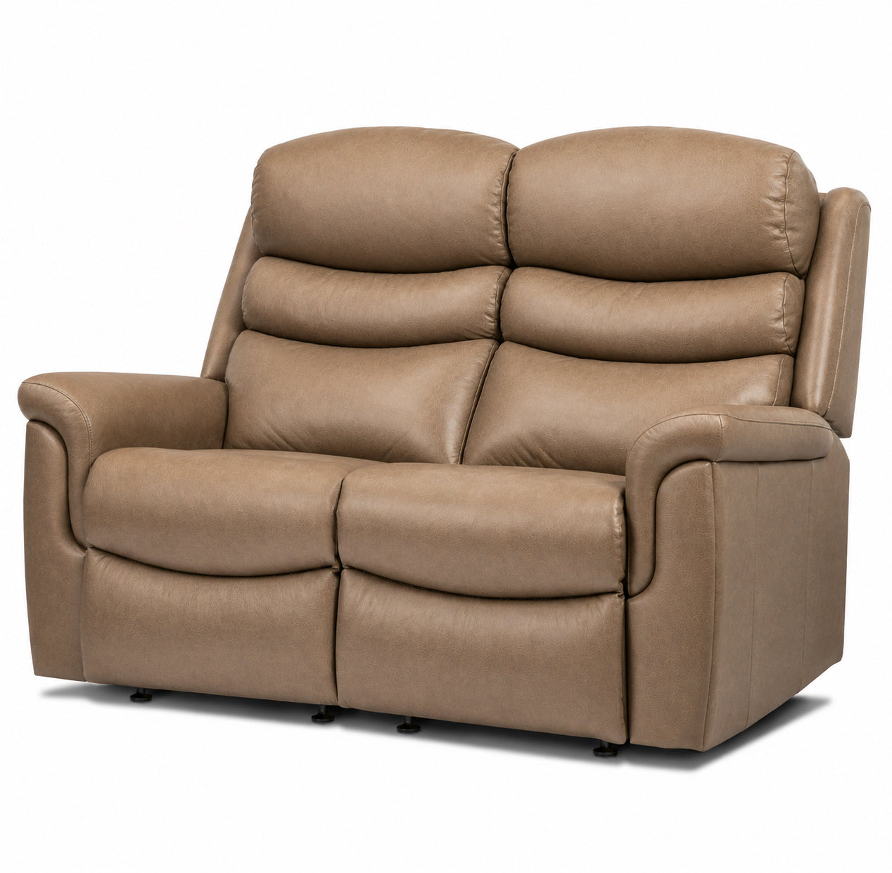 Sherborne Leyburn Two Seater Manual Reclining Leather Sofa