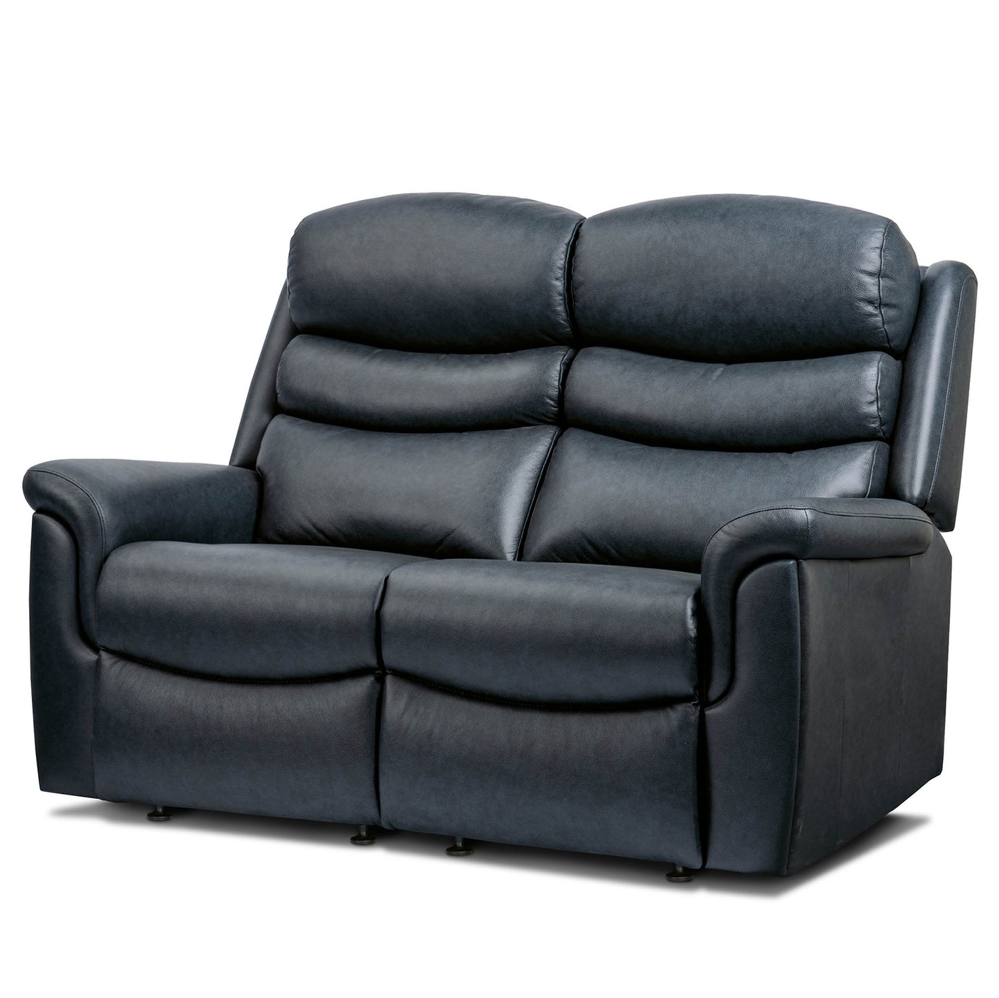 Sherborne Leyburn Two Seater Manual Reclining Leather Sofa