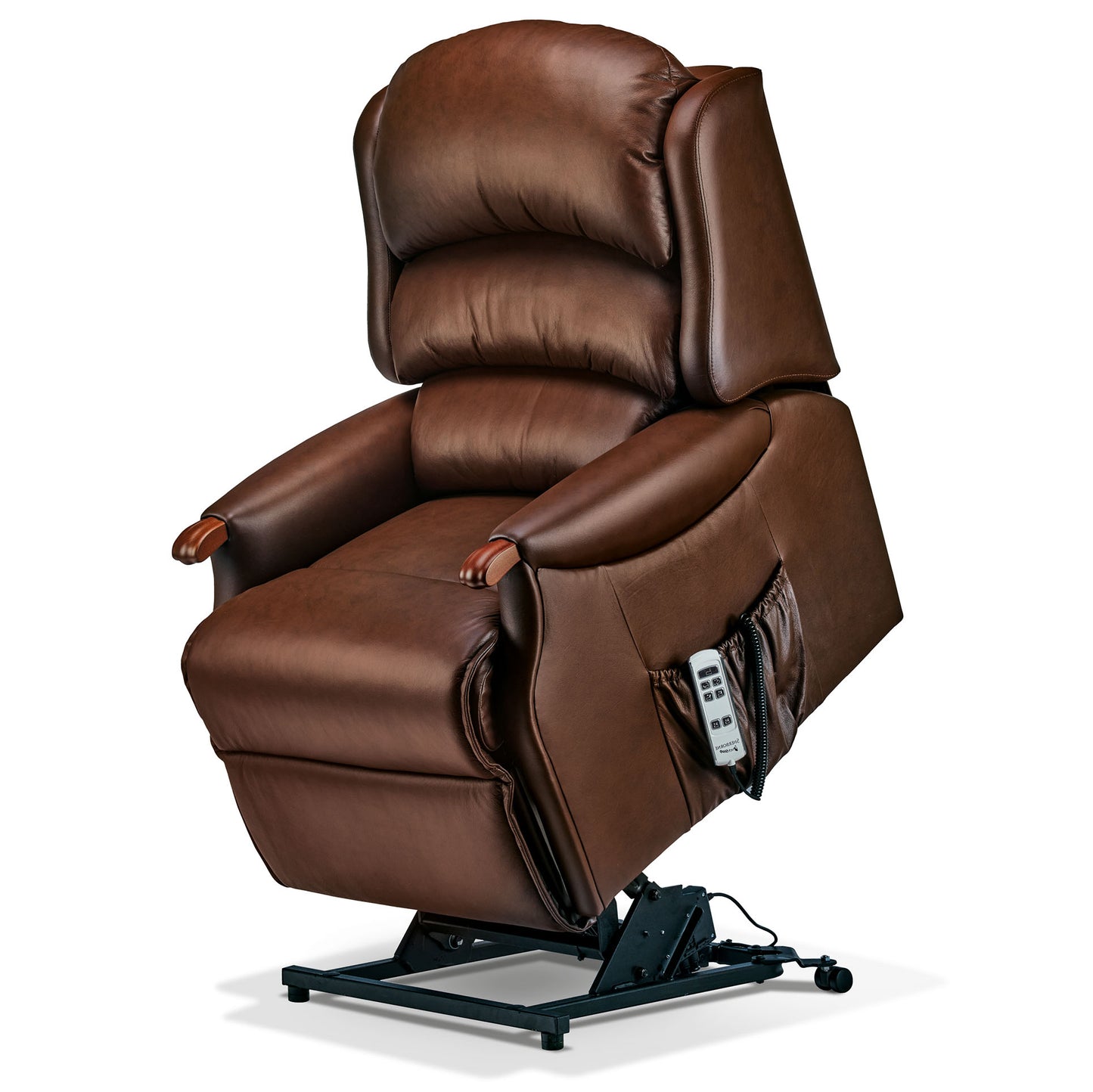 Sherborne Malham Dual Motor Leather Rise And Recliner Armchair VAT FREE