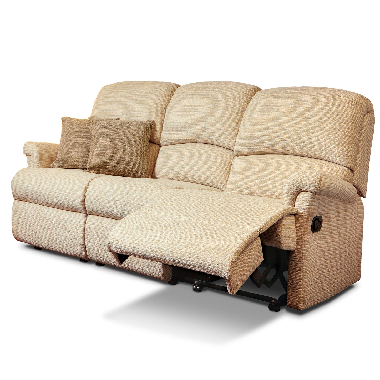 Sherborne Nevada Three Seater Electric Reclining Fabric Sofa
