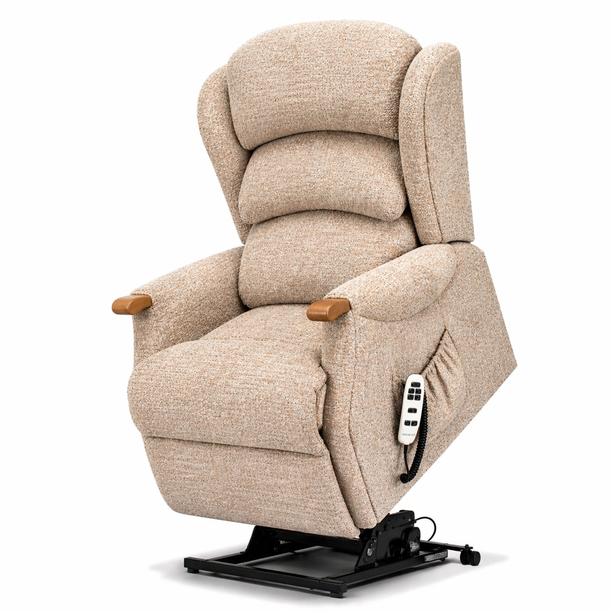 Sherborne Ryedale Knuckle Cloud Comfort Triple Motor Fabric Riser Recliner Armchair With Lumbar & Headrest Adjustment Option VAT FREE