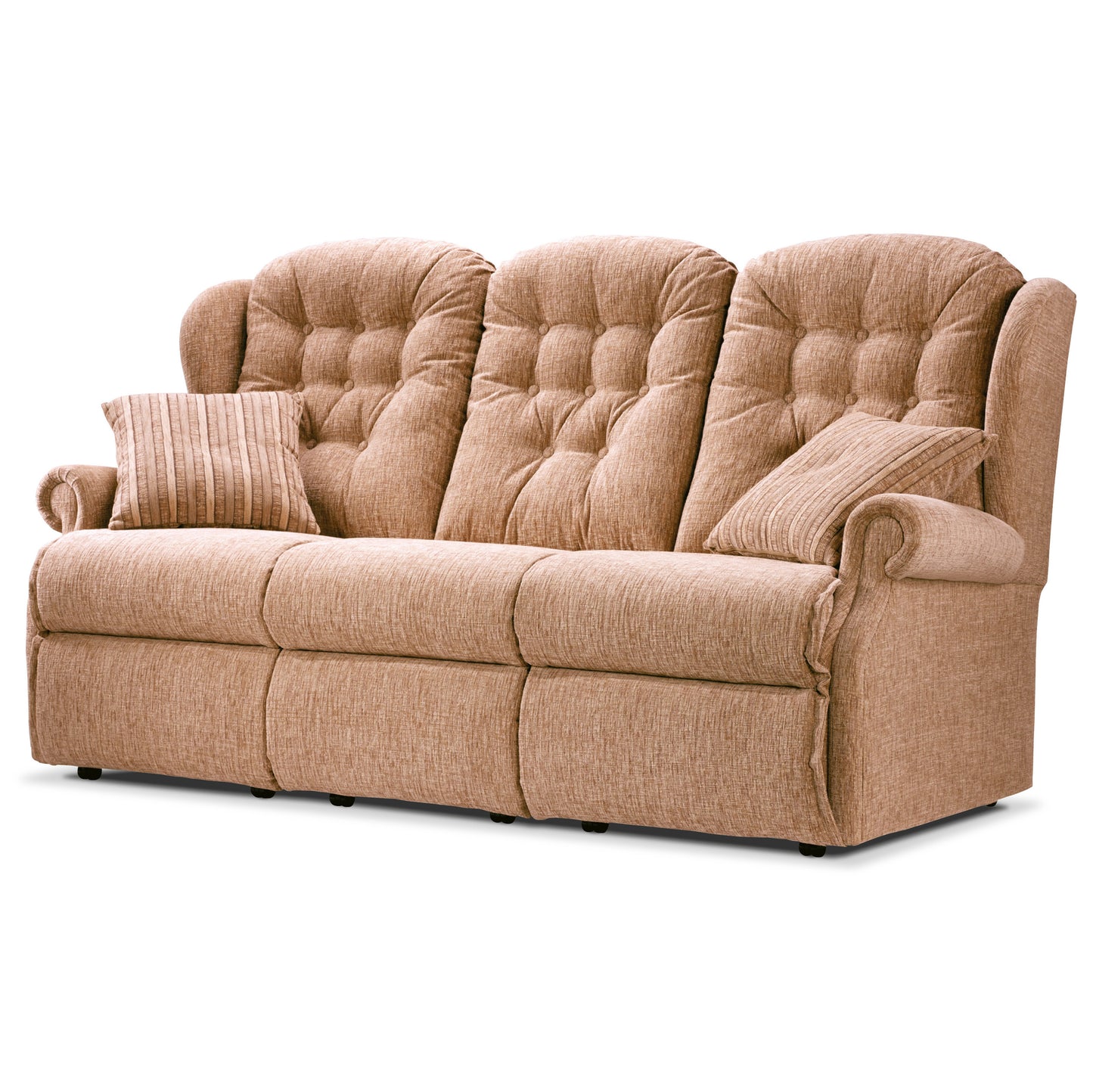 Sherborne Lynton Three Seater Manual Reclining Fabric Sofa