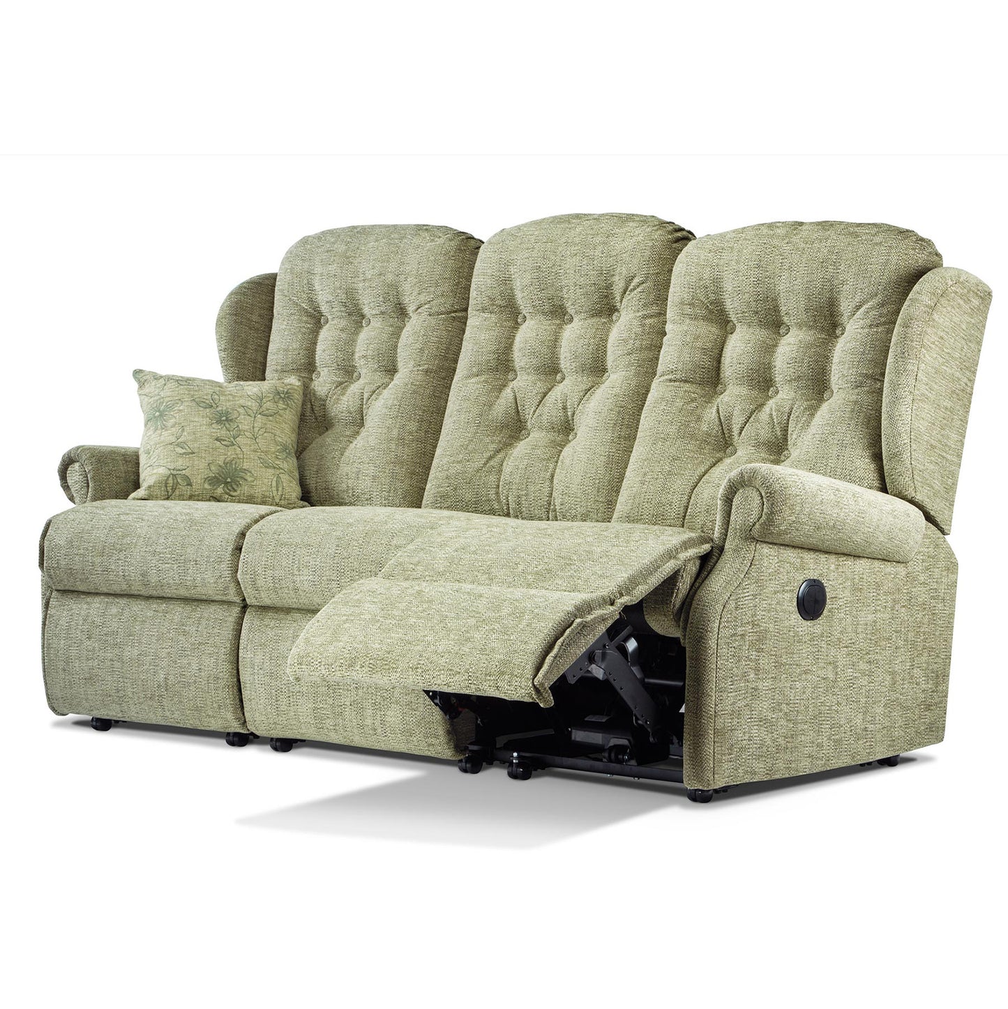 Sherborne Lynton Three Seater Manual Reclining Fabric Sofa