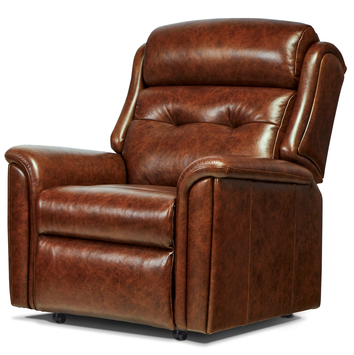 Sherborne Roma Electric Recliner Leather Armchair With Headrest Adjustment Option