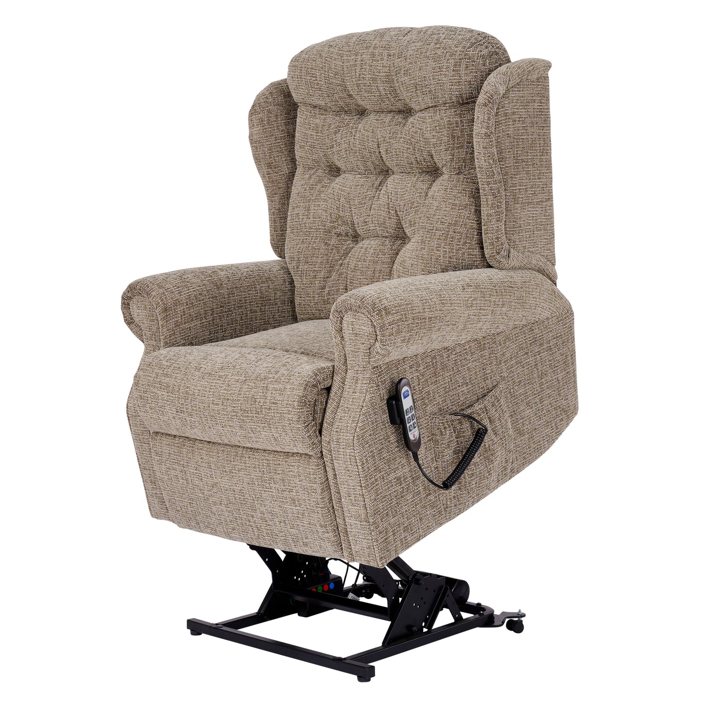 Celebrity Woburn Cloud Zero Triple Motor Rise And Recliner Fabric Armchair With Mammoth Foam & Lumbar & Headrest Adjustment Option VAT FREE