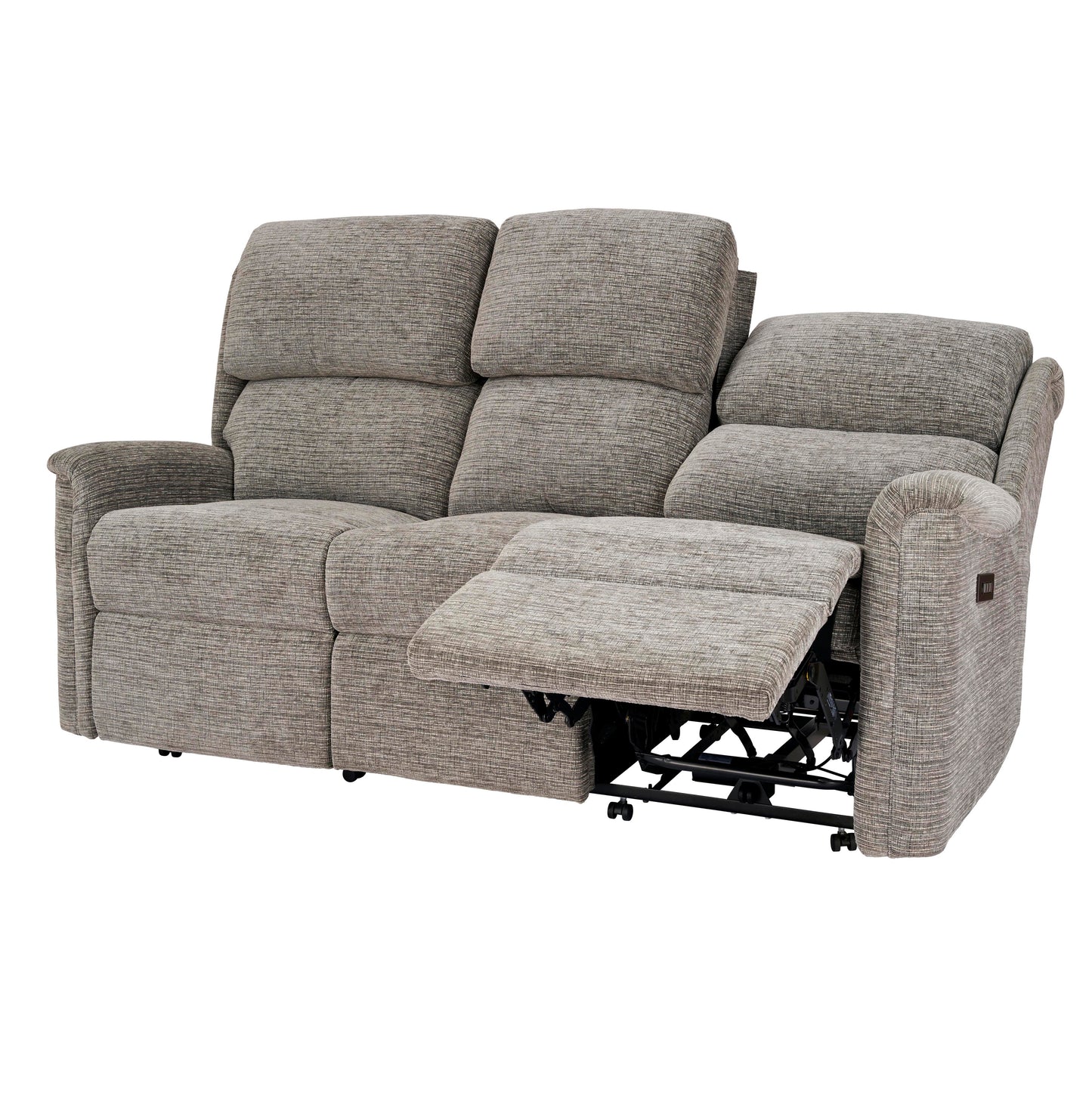Celebrity Farndon Three Seater Settee Manual Reclining Fabric Sofa With Mammoth Foam