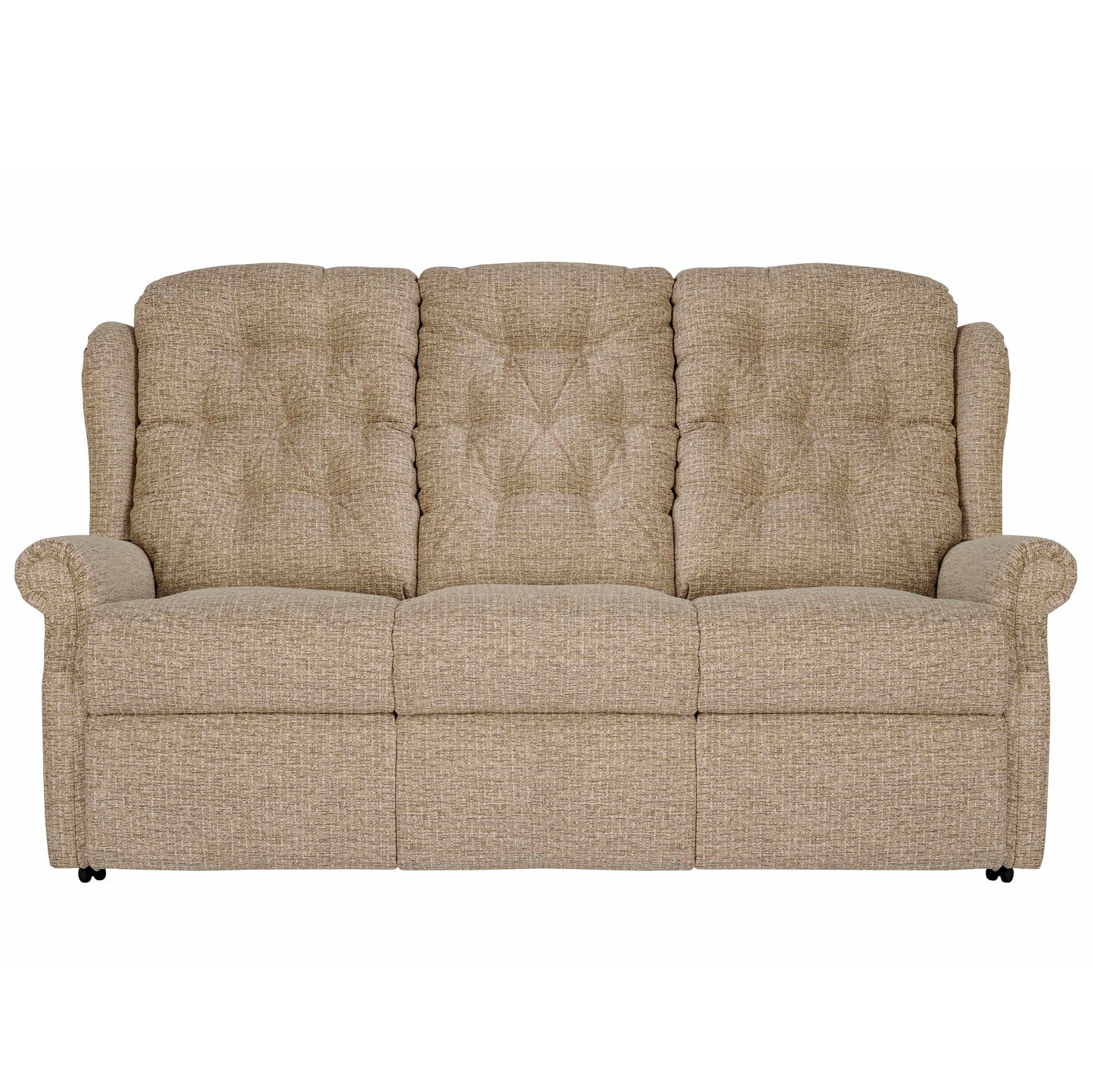 Beige three seater sofa from Celebrity Woburn