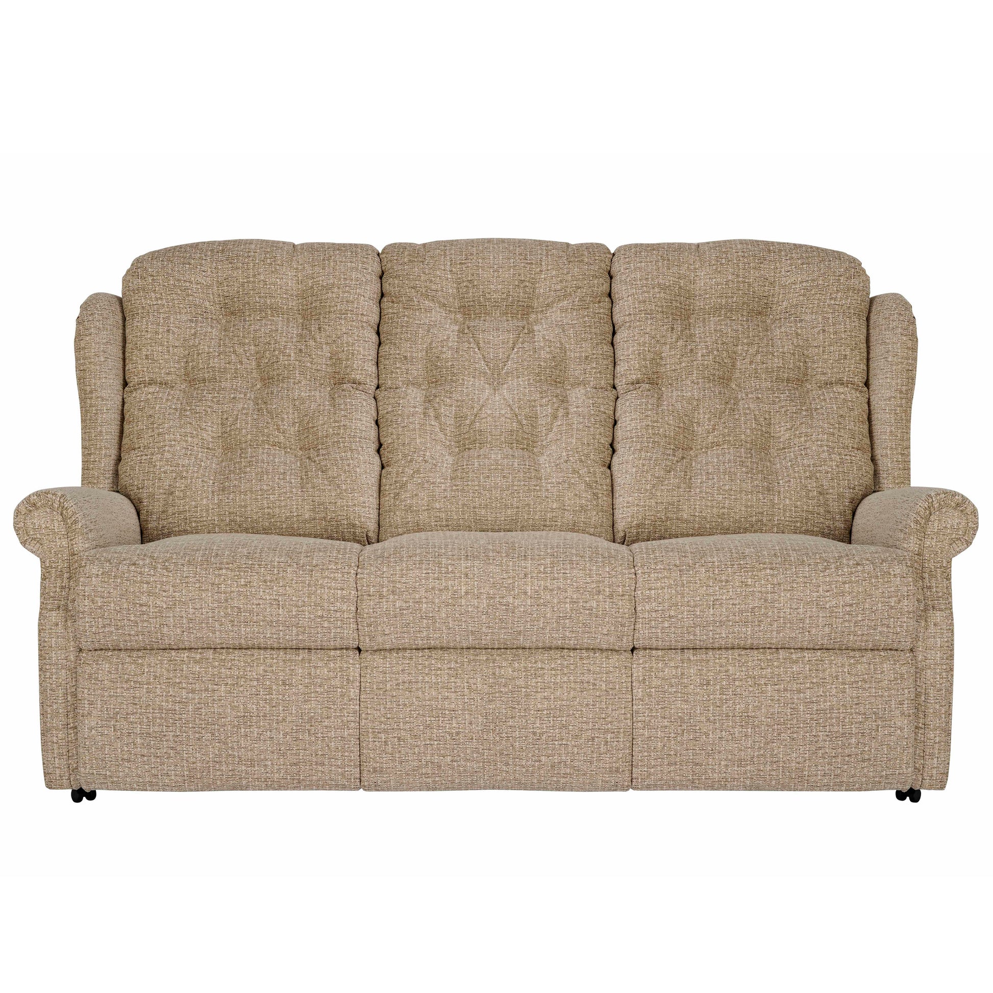 Beige three seater sofa from Celebrity Woburn