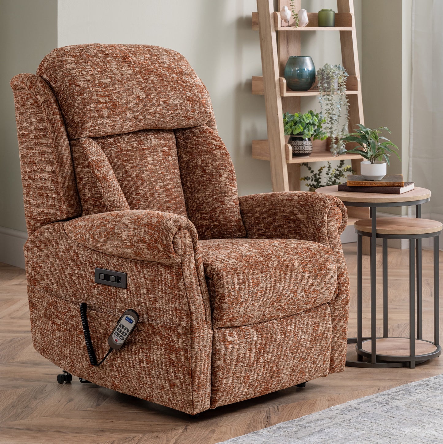 Celebrity Ashfield Manual Recliner With Swivel Option Fabric Armchair With Mammoth Foam