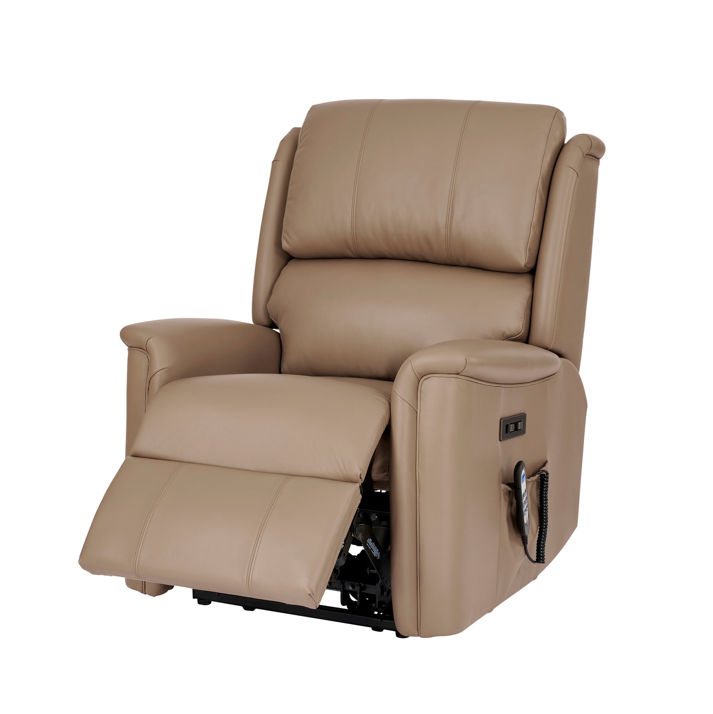Celebrity Farndon Manual Recliner With Swivel Option Leather Armchair
