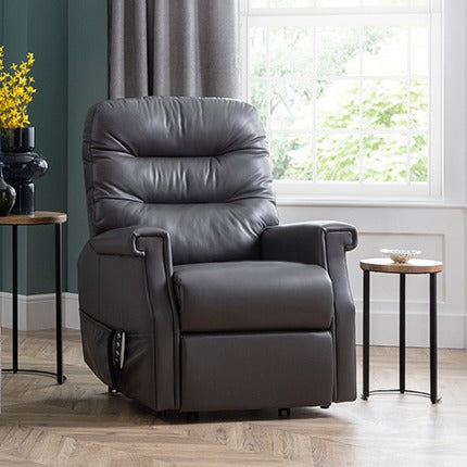 Celebrity Sandhurst Cloud Zero Triple Motor Rise And Recliner Leather Armchair With Adjustable Headrest Option VAT FREE