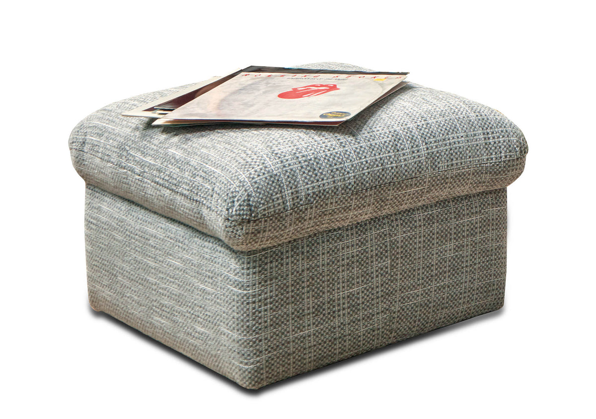 Sherborne Footstool & Storage Footstool In Fabric