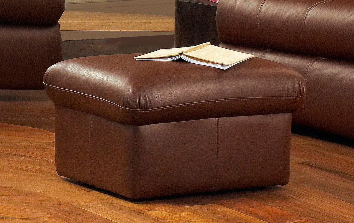 Sherborne Footstool & Storage Footstool In Leather