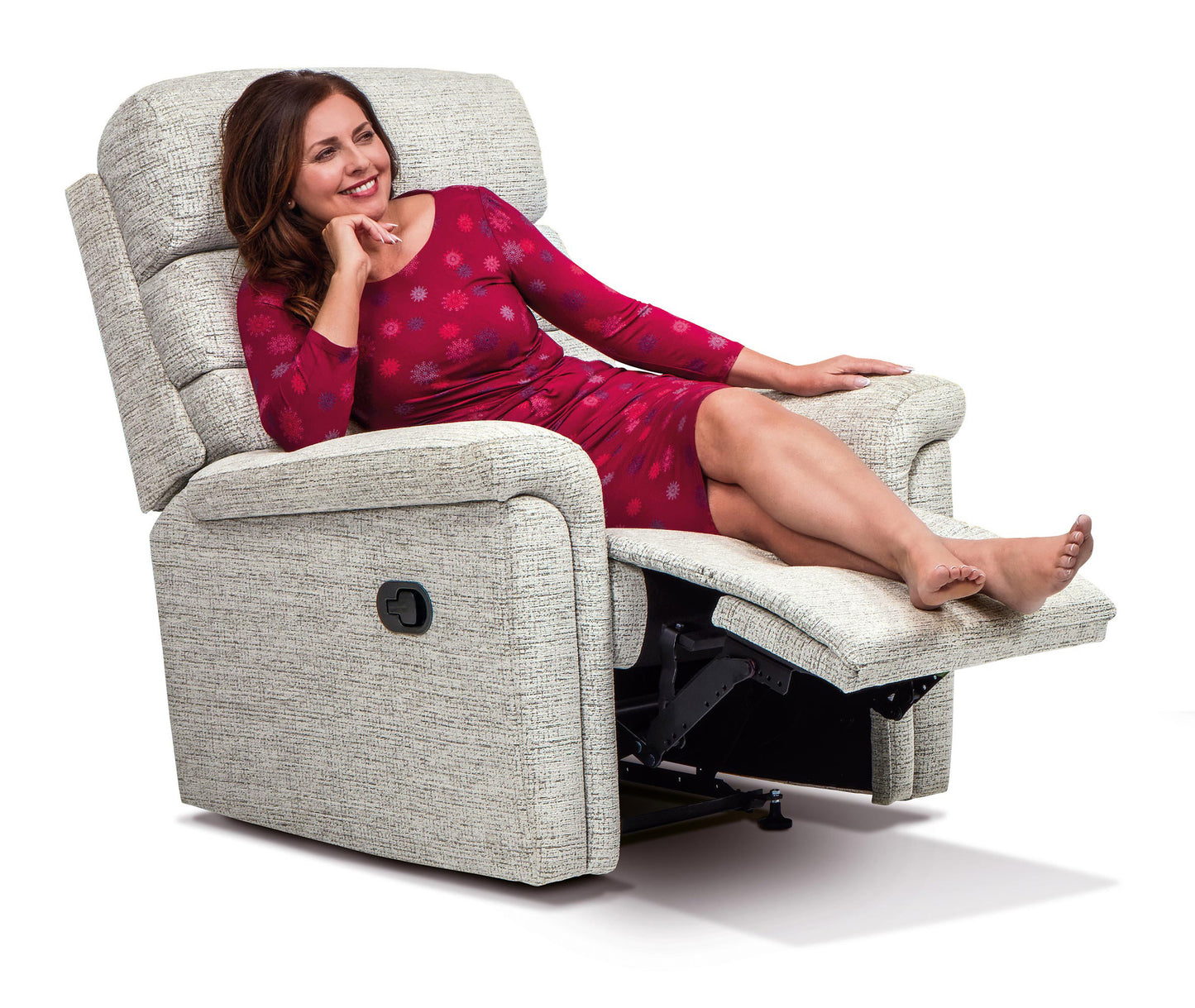Sherborne Comfi-Sit Cloud Comfort Triple Motor Fabric Riser Recliner Armchair With Lumbar Or Headrest Adjustment Option VAT FREE