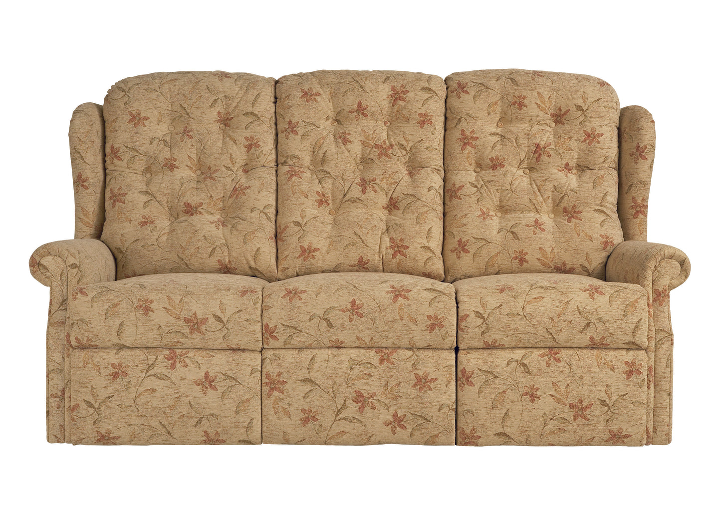 Celebrity Woburn Three Seater Settee Electric Powered Reclining Fabric Sofa With Mammoth Foam