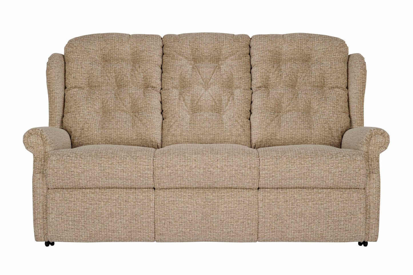 Celebrity Woburn Three Seater Settee Electric Powered Reclining Fabric Sofa With Mammoth Foam