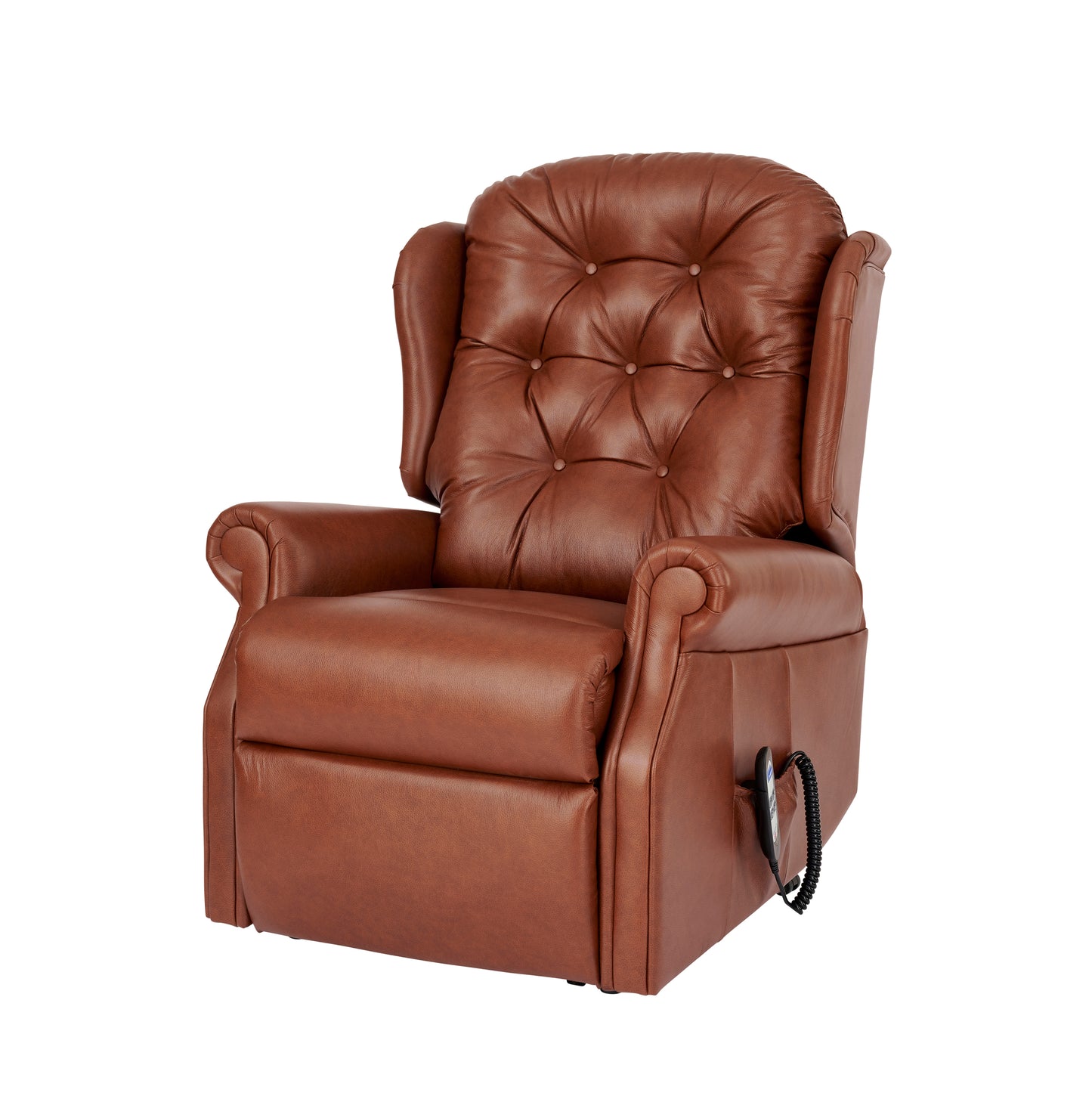 Celebrity Woburn Manual Recliner Leather Armchair With Swivel Option