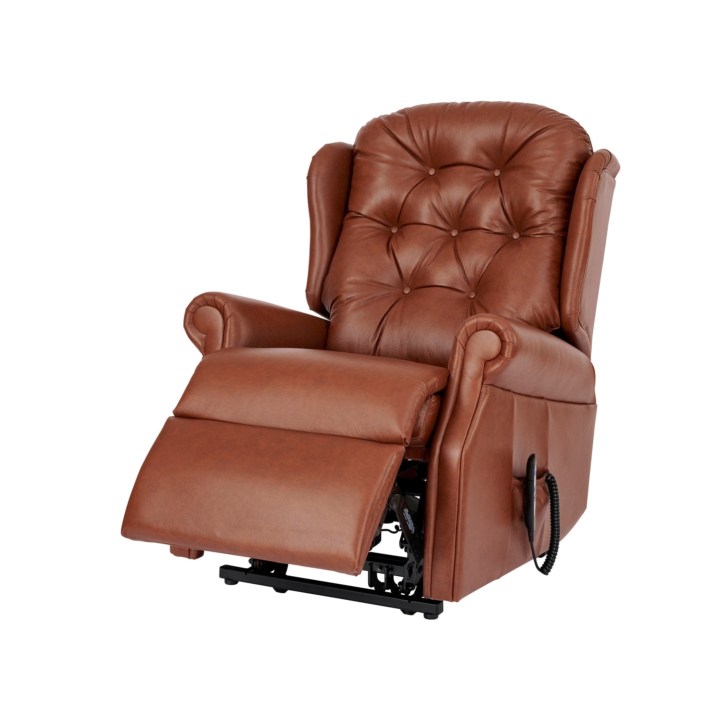 Celebrity Woburn Manual Recliner Leather Armchair With Swivel Option