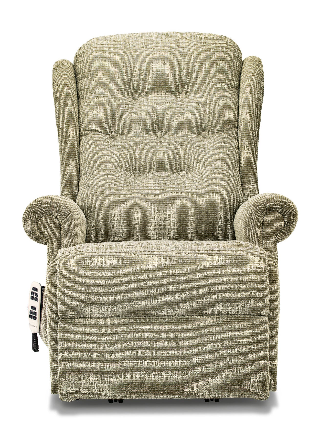 Sherborne Chester Dual Motor Fabric Riser Recliner Armchair With Lumbar & Headrest Adjustment Option VAT FREE
