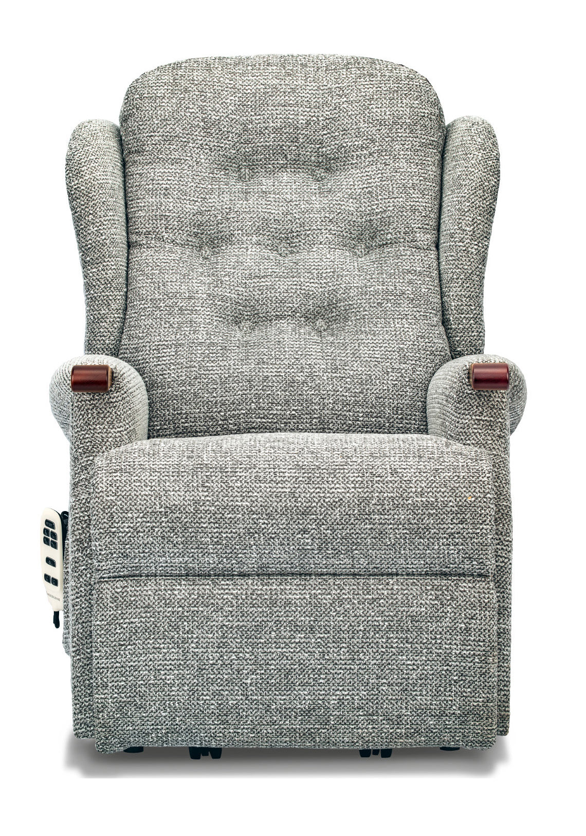 Sherborne Chester Knuckle Dual Motor Fabric Riser Recliner Armchair With Lumbar & Headrest Adjustment Option VAT FREE