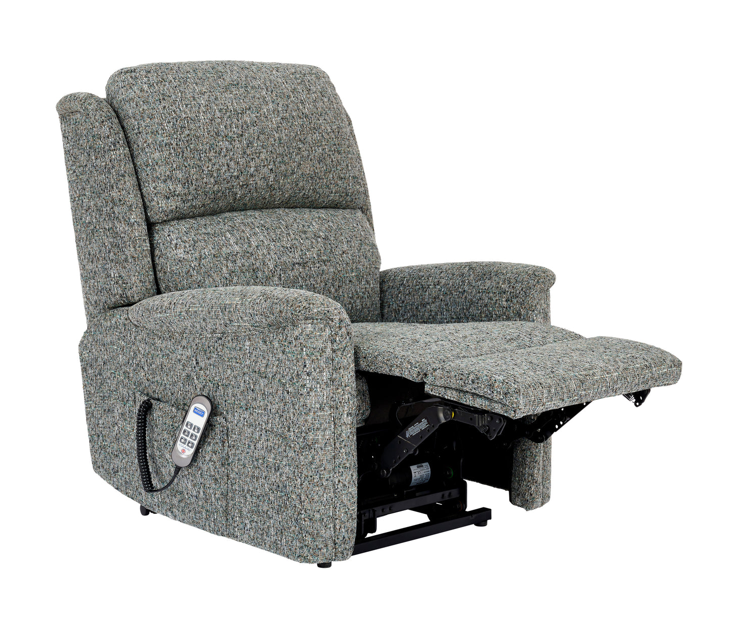 Celebrity Farndon Electric Powered Recliner Fabric Armchair With Mammoth Foam & Lumbar & Headrest Adjustment Option